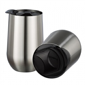 16oz stainless steel vacuum insulated wine glass coffee mug