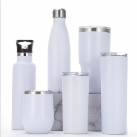 2022 amazon hot sales High quality Sublimation Blanks Skinny Tumbler with Lid and Straw