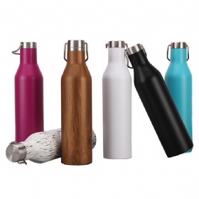 New Arrive 750 ML 304 Stainless Steel Gradient Wide Mouth Water Bottle