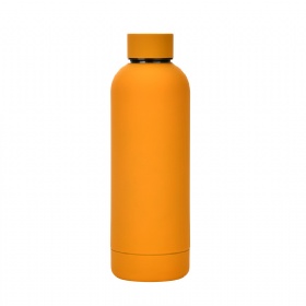 New products 500ml double wall stainless steel insulated sports thermal water drinking bottles with rubber painted color