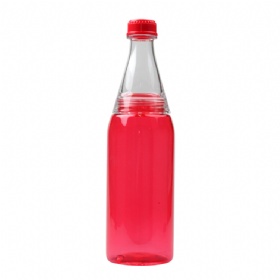Hot Products Custom Printed BPA Free Easy fill two tone soda style 600ml Plastic Water Bottle..