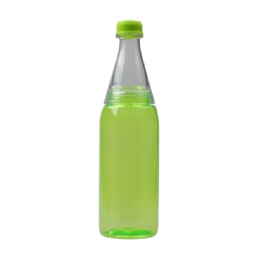 Hot Products Custom Printed BPA Free Easy fill two tone soda style 600ml Plastic Water Bottle..