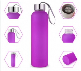 BPA free eco-friendly plastic Portable student sport water bottle plastic water bottles in bulk