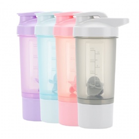 Top Selling Products 2023 500ml Hydre Cup Dual Plastic Protein Shaker Bottle With Box