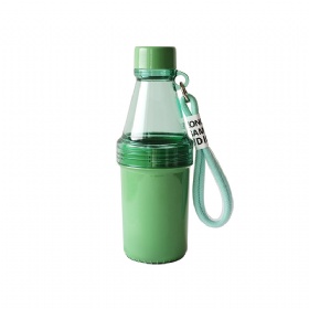 2023 hot sale 18oz double cup plastic wide mouth water sports bottle sports water bottle