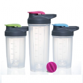 2023 hot sales custom High quality bpa free plastic gym protein shaker bottle with mixer ball