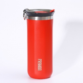 350ml 450ml New Design Stainless Steel Straight Coffee Mug With Lid Insulated Coffee Mug With Handle