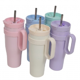 High Quality 40oz Stainless Steel Coffee Mug Tumbler Double Walled Insulated Coffee Mug Leak Proof Coffe Mug With Lid