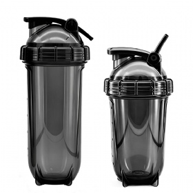 New Style 500ml 700ml Clear Custom Logo Fitness Bpa Free Plastic Gym Protein Shaker Bottle