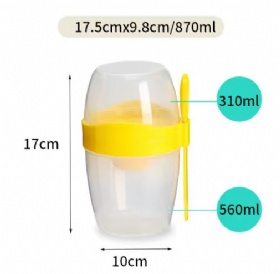 Plastic PP Food Packaging Salad Container